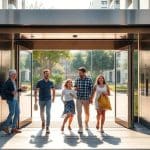 Motores de alta velocidad para puertas automáticas en Valencia