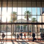 Puertas automáticas panorámicas en Valencia: diseño y funcionalidad